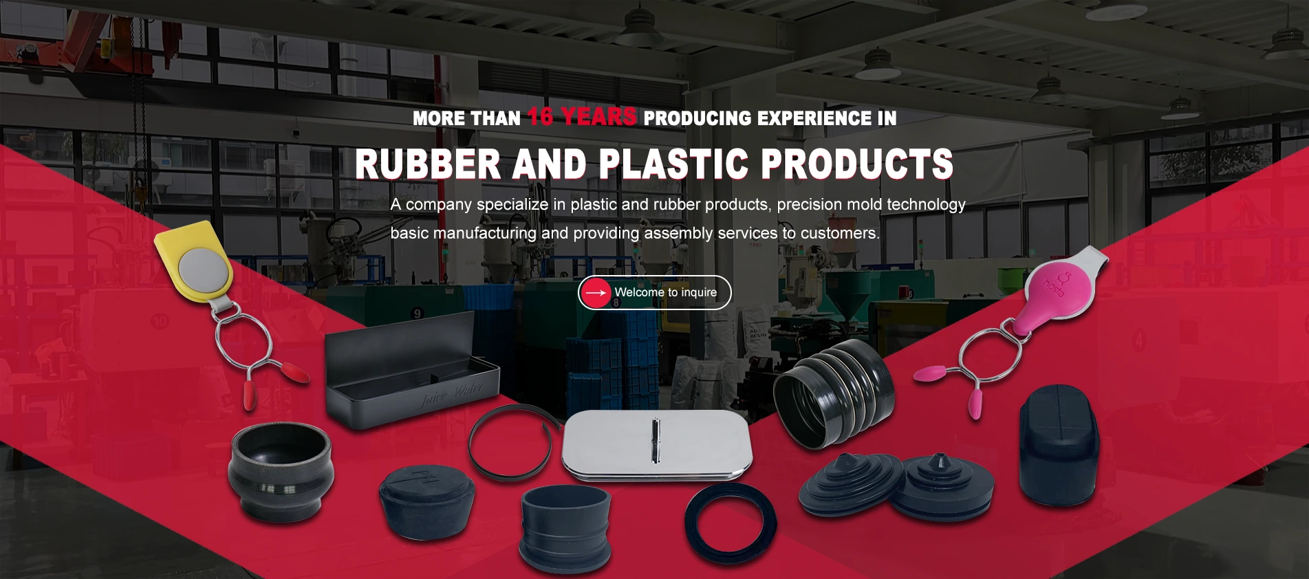Fábrica de peças de injeção plástica da China